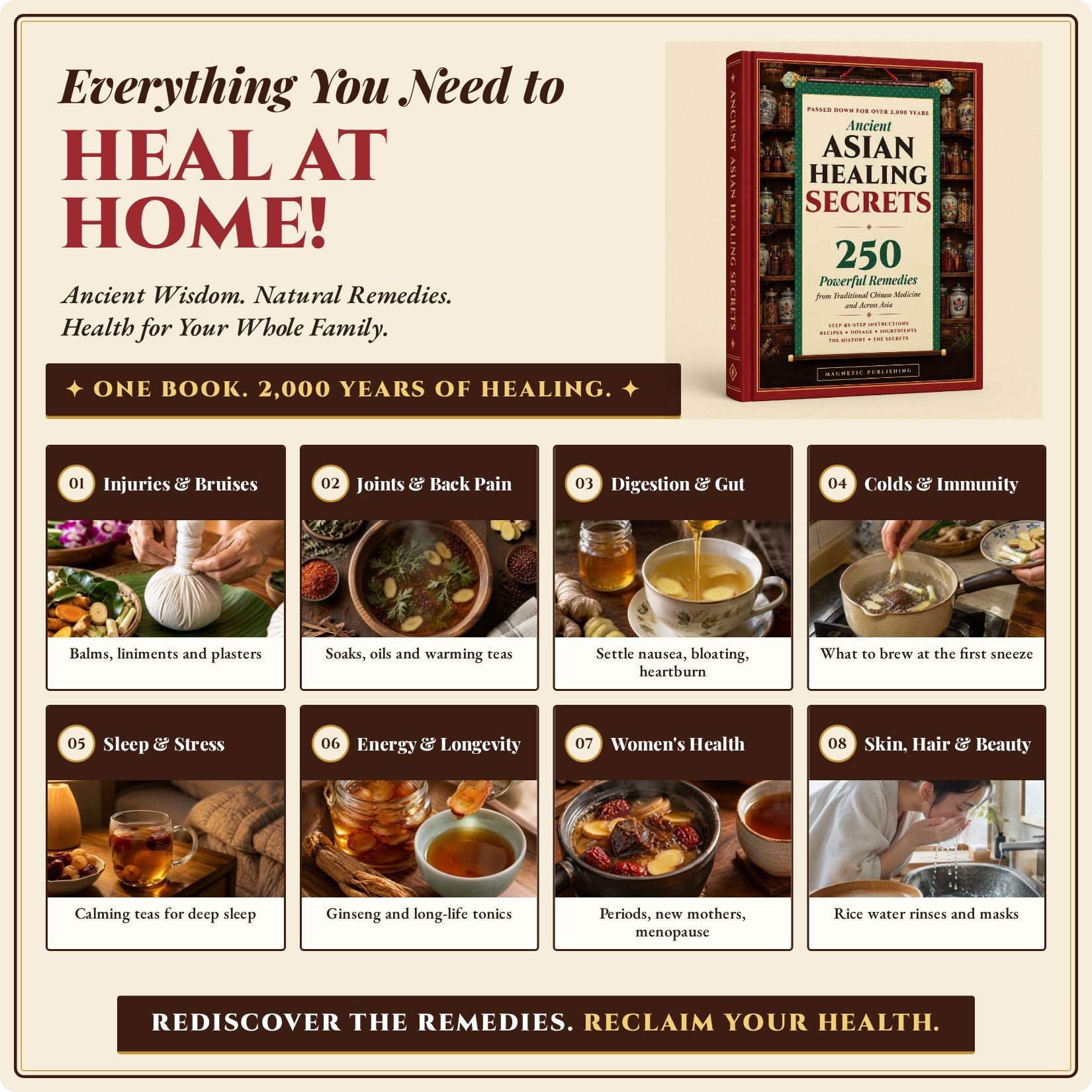 Everything you need to heal at home