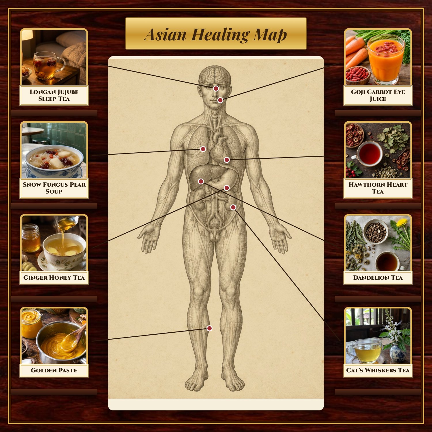 Asian Healing Map