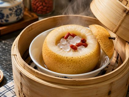 Steamed Pear
