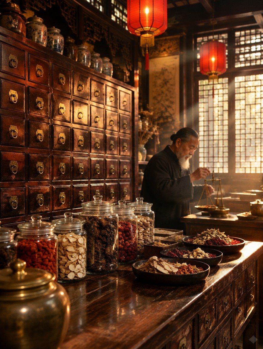 An old Chinese apothecary