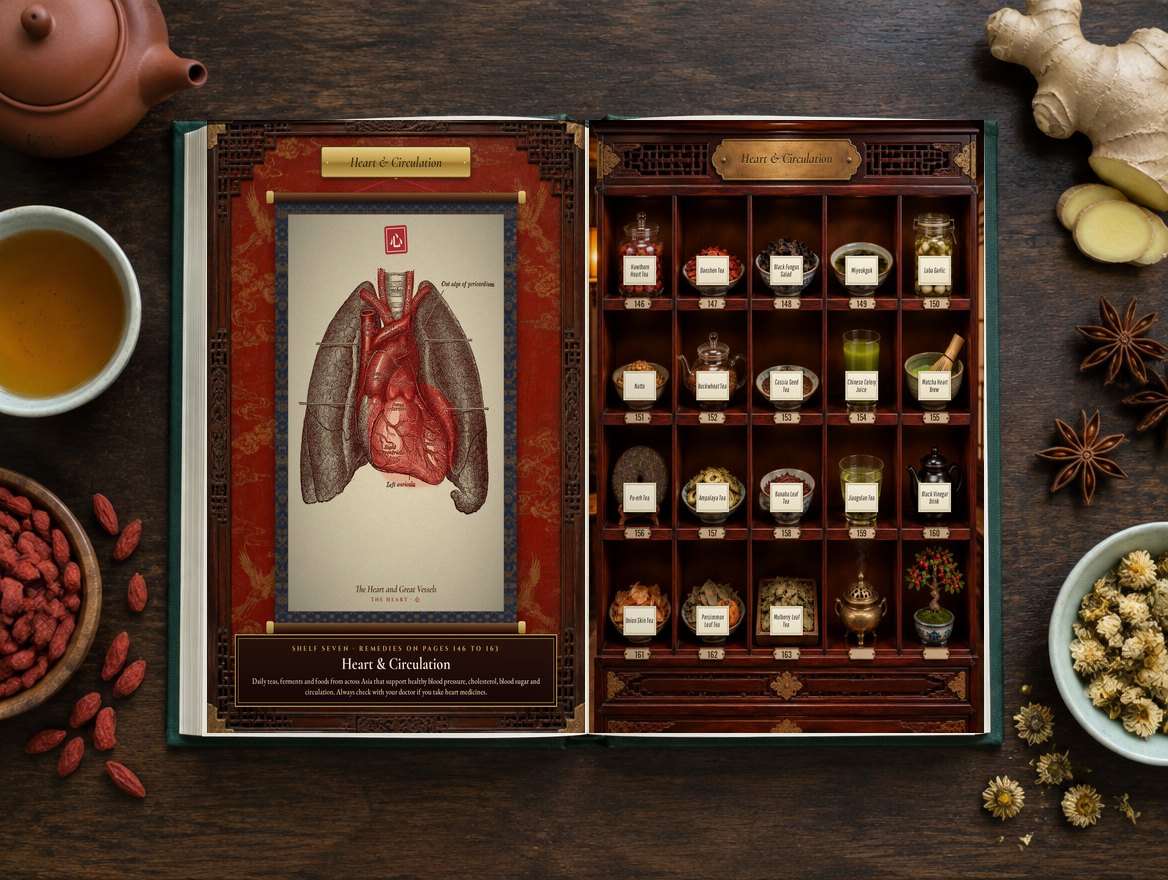 Shelf opener and herb cabinet